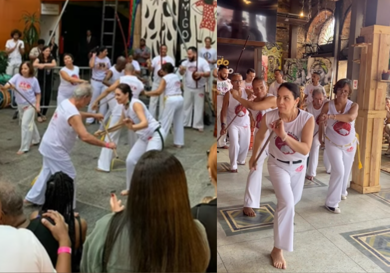 Por ser uma prática que envolve vários movimentos aeróbicos, música e ritmo estimula sentidos e percepções, melhorando gradualmente, os sintomas do Parkinson, explica a fisioterapeuta Rosi Peixoto. Foto: @parkinsonnaginga