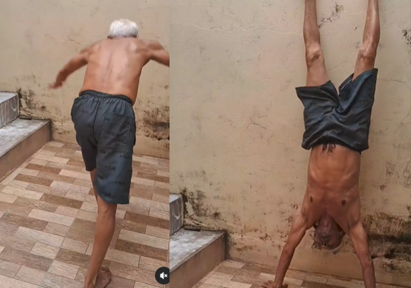 Aí está ele: aos 73 anos, o idoso deixa qualquer jovenzinho para atrás. Foto: @grazielapsouzaferraz 