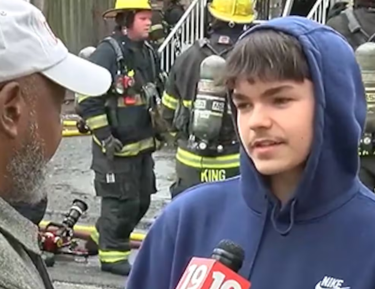 O jovem Tyler se tornou herói na região. - Foto: WOIO