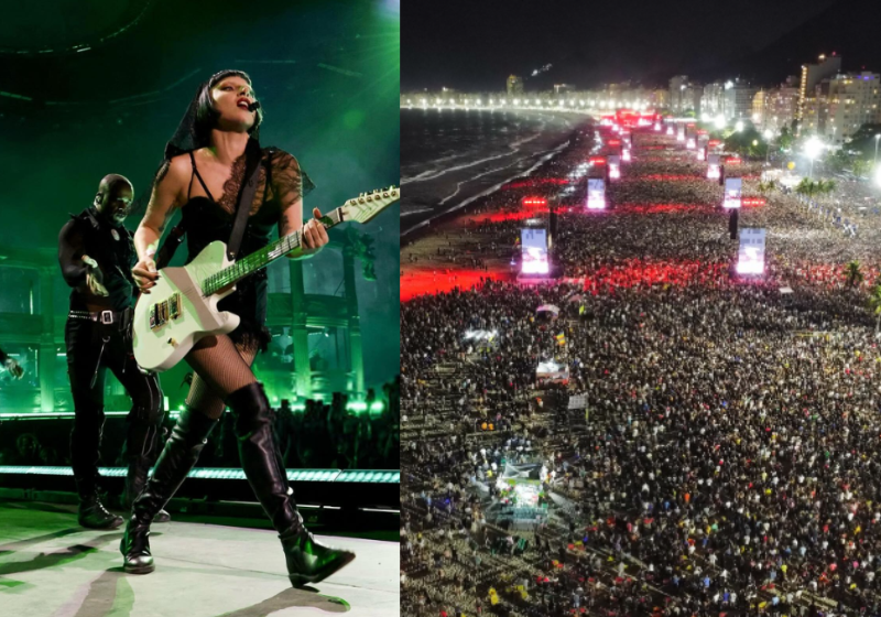 Incrível, o show de Lady Gaga, em Copacabana, no Rio, fica registrado na história do Brasil e do mundo pela grandiosidade. Foto: @riotur