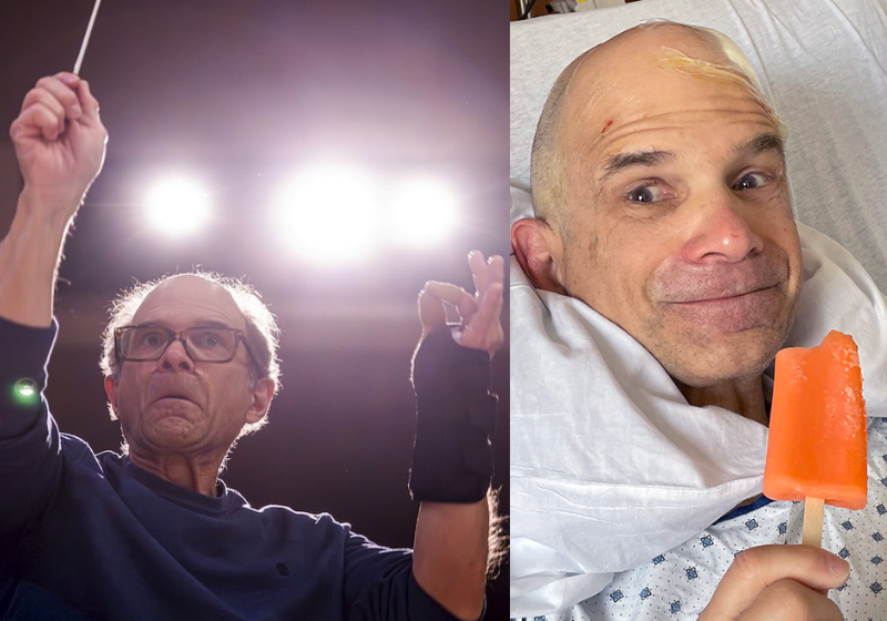 O maestro Rand Laycok retomou a vida após o novo tratamento com eletrodos e estímulos específicos diretamente no cérebro, voltar a reger a orquestra agora é uma realidade para ele. Foto: Cleveland Clinic 