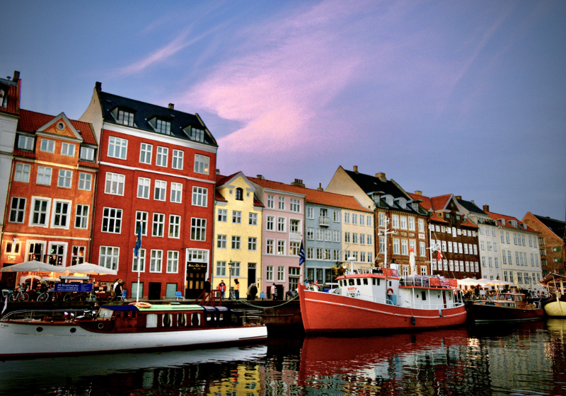 No ranking de 200 cidades mais felizes do mundo, a grande campeã é Copenhague, na Dinamarca com qualidade de vida acima da média do planeta. - Foto: Euro Turismo