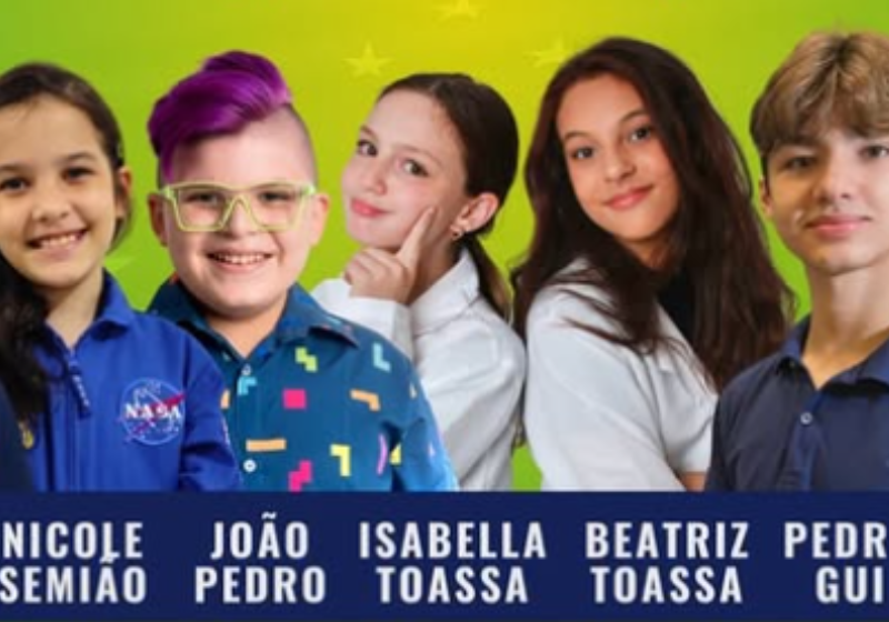 Eles são 7, um número muito especial de brasileiros que estão no seletíssimo grupo de crianças mais inteligentes do mundo, e que serão premiados em Londres. Que orgulho! Foto: @pedrogui