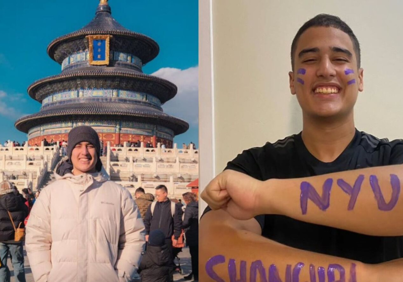 Gabriel, este brasileiro de Itajaí (SC), criou um filtro contra microplásticos, ajuda a melhorar a qualidade da água na região, ganhou bolsa e foi estudar na China. - Foto: ND Mais
