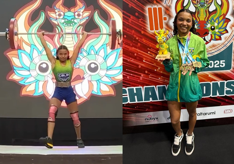 Isanelly Silva, de 14 anos, é campeã mundial no levamento de peso e bate recorde inédito para o Brasil Isanelly Silva é a nova promessa para o levantamento de peso do Brasil. Ela brilhou no mundial e agora é campeã. - Foto: reprodução Instagram @isa.lpo