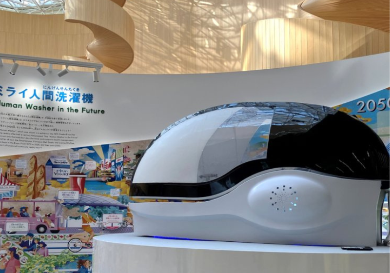 Japão apresenta máquina de lavar gente com roupa e tudo; o futuro chegou