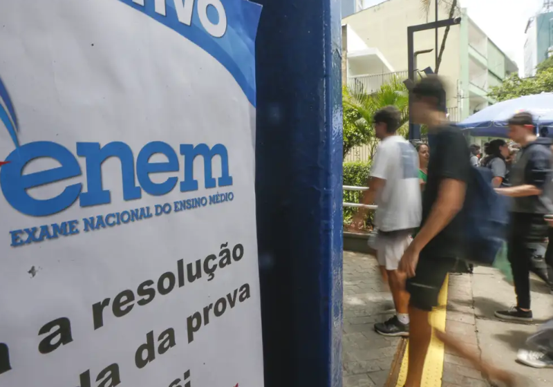As provas serão realizadas em 9 e 16 de novembro. Em 2024, 4,3 milhões de estudantes se inscreveram. Foto: Agência Brasil 