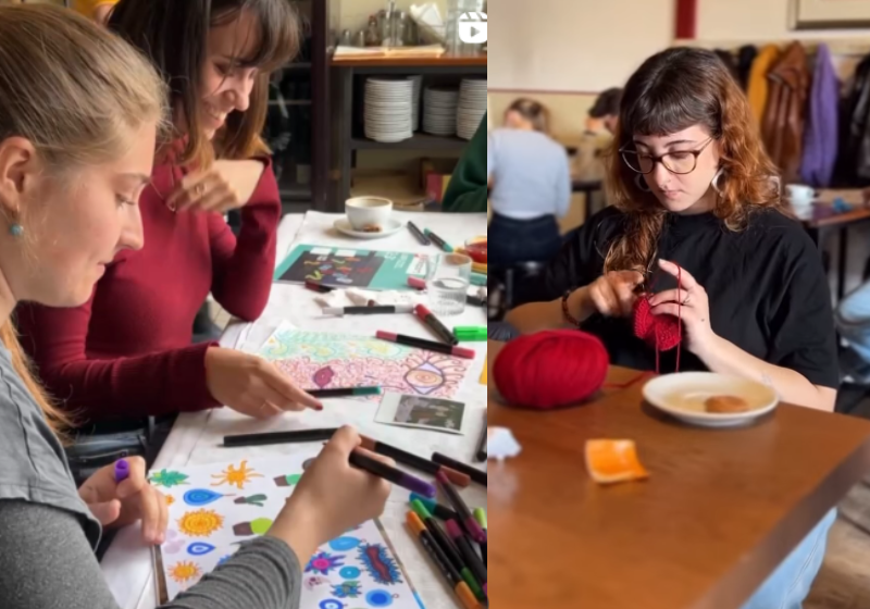 No mundo real e longe do virtual, as pessoas redescobrem talentos e fazem amigos, essa é a proposta do clube offline e que virou nova trend entre os jovens. Foto: @theoffline_club