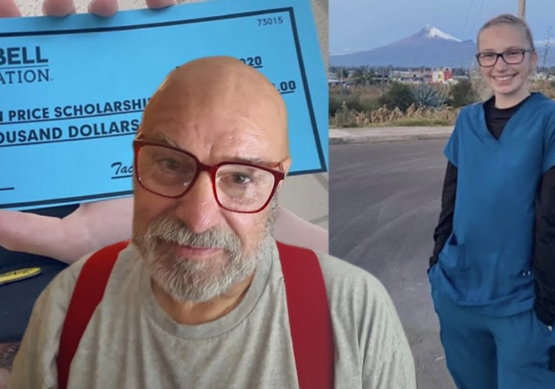 Restaurante dá bolsa de estudo para jovem funcionária fazer faculdade: R$ 227 mil O dono de um restaurante mexicano deu uma bolsa de estudo para uma ex-funcionária fazer faculdade. Crimsyn Price agora poderá correr atrás do sonho de ser médica. - Foto: People Magazine