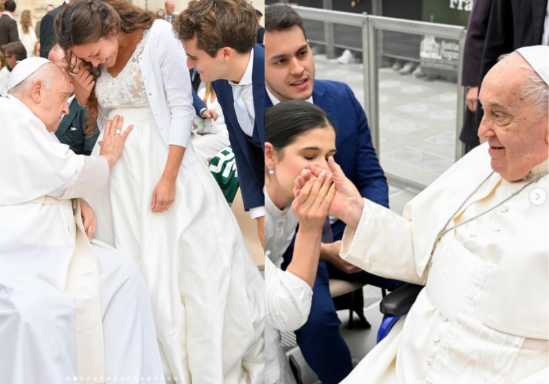 “Acreditem no amor”, diz papa Francisco em prefácio de livro lançado após sua morte Em um livro inédito, sem data para ser lançado, o papa Francisco peça para que jovens acreditem no amor e insistam no casamento. Segundo ele, muito semelhante ao tango, dança típica argentina. Foto: @vaticannews