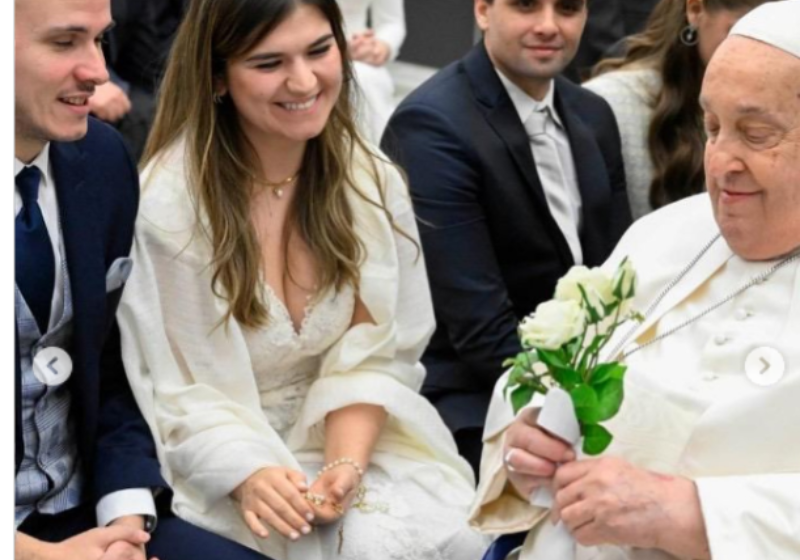 O pontífice compara o amor ao tango argentino, com disciplina, paciência e sensualidade. Foto: @vaticannews