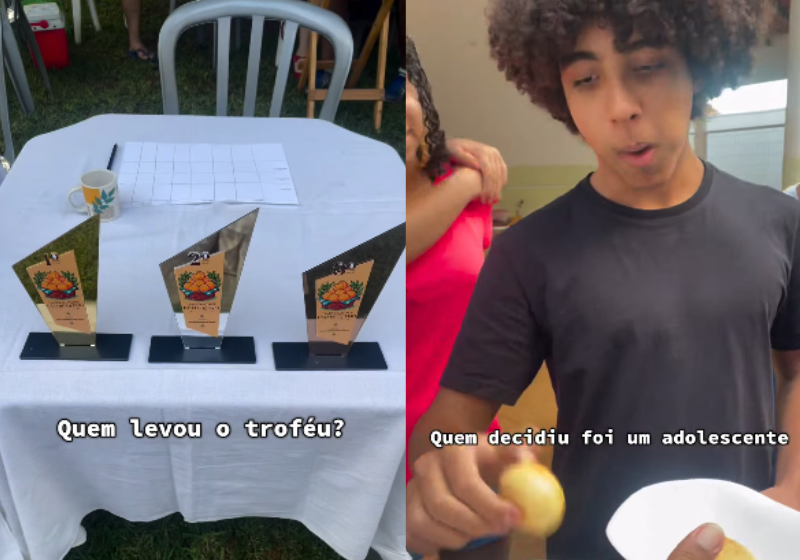 E o resultado final foi decidido por um adolescente da família. - Foto: @mateus_melis/Instagram