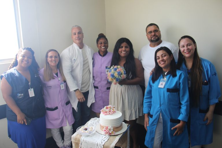 Com a ajuda da equipe, Bruna não precisou adiar o sonho. - Foto: Guilherme Silva/HMAS