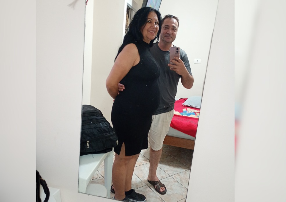Carmelina e o esposo estão ansioso pela chegada da próxima filha. Foto: Jefferson Albino