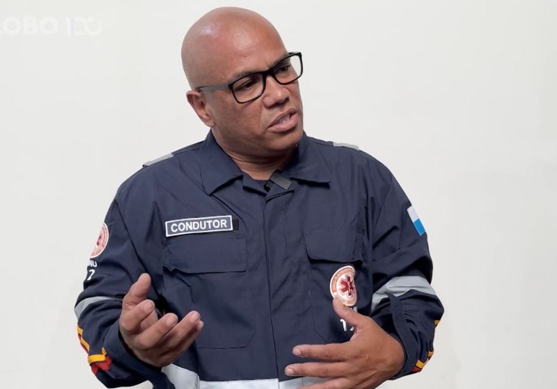 Márcio Cojak Luiz Gomes da Silva, socorrista condutor do SAMU -RJ. - Foto: SamuRio