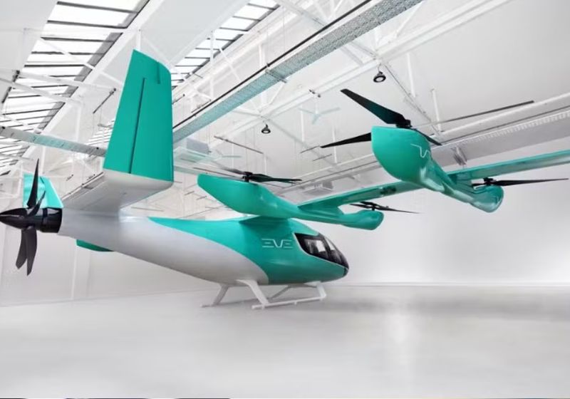 O carro voador da Embraer teve investimentos de R$ 1 bilhão - Foto: divulgação