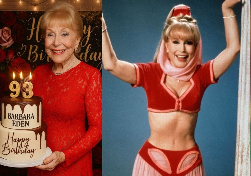 A atriz Barbara Eden, da série Jeannie é um Gênio, completou 93 anos e disse que foi rejeitada no início da carreira por não ser bonita. - Fotos: Kong Kea/ divulgação
