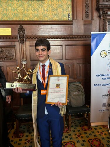 Caio foi reconhecido pela super inteligência e QI elevado. - Foto: arquivo pessoal