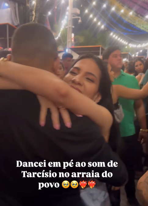 Dina, como é conhecida, ficou super feliz com a gentileza do amigo. - Foto: @dinabritto_/Instagram