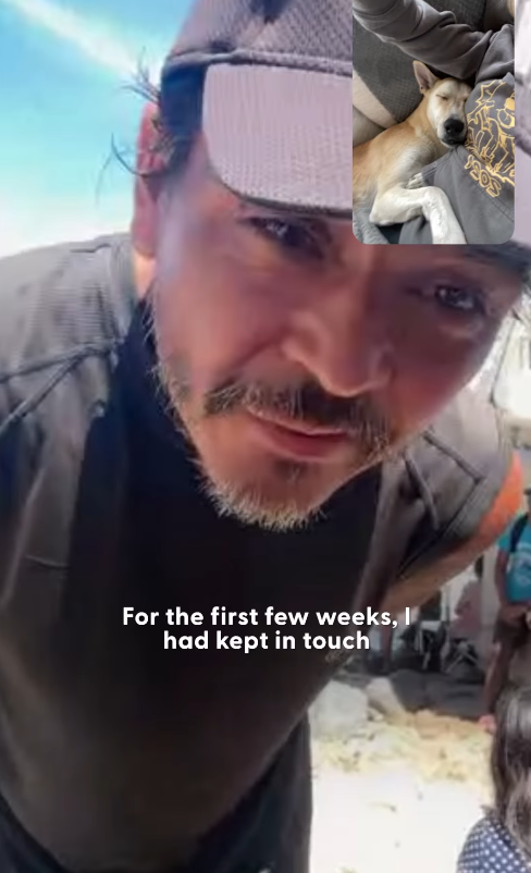 Juan e Maddie mantinham contato todos os dias depois que ela adotou o cachorrinho. - Foto: @thedodo/Instagram