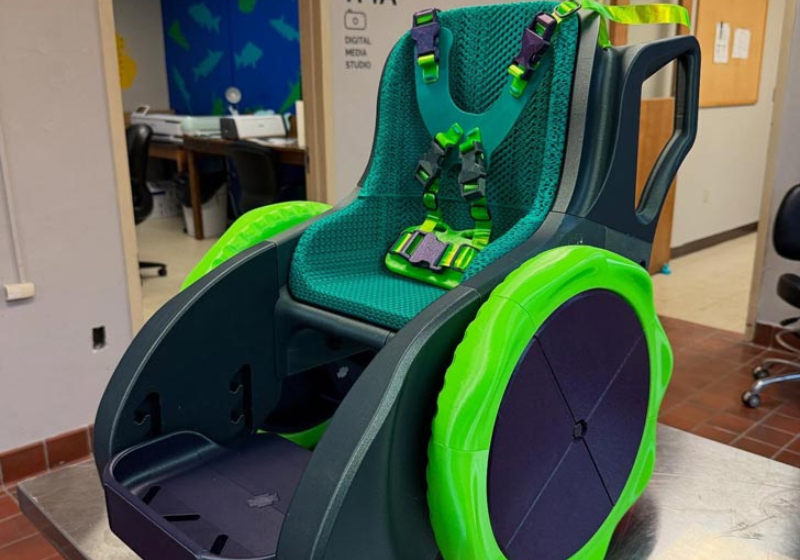 Inovadora cadeira de rodas infantil com impressão 3D é disponibilizada gratuitamente em qualquer país Cadeira de rodas infantil impressa em 3D desenvolvida nos EUA com um projeto acessível a todos.