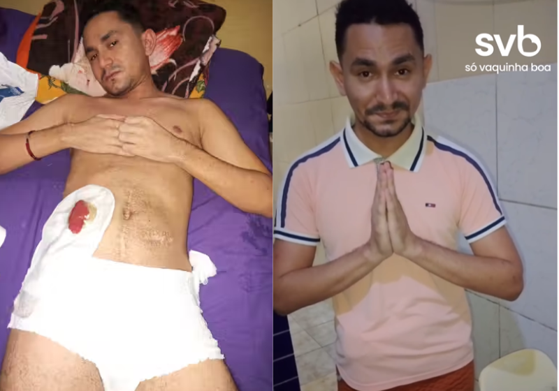 Enéas agora tem uma vida nova! O jovem de Fortaleza, que teve o INSS negado, mesmo debilitado devido um câncer, agora tem comida e tratamento, após campanha do Só Vaquinha Boa. - Foto: arquivo pessoal