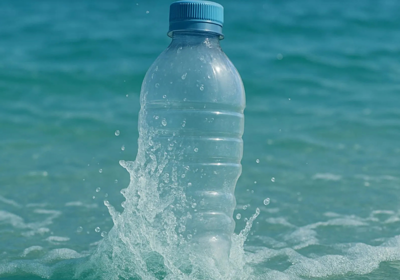 Cientistas japoneses criaram um plástico inovador não tóxico que se dissolve na água em poucas horas e ainda alimenta os oceanos. - Foto: Reprodução/Portal Sustentabilidade