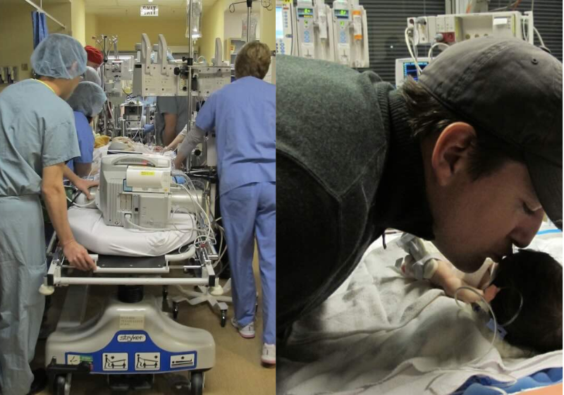 Foi graças a doação de órgãos, que uma mãe pôde ouvir o coração da filha falecida pela última vez. - Foto: Facebook Elaine Yong