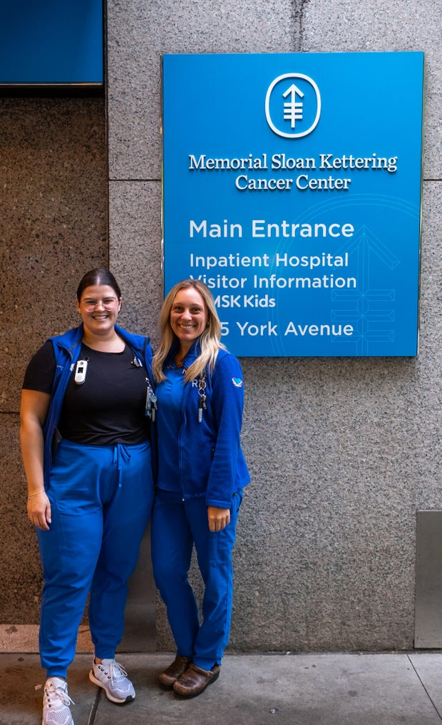 Sabrina e Gianna usaram RCP para salvar a advogada. - Foto: Memorial Sloan Kettering
