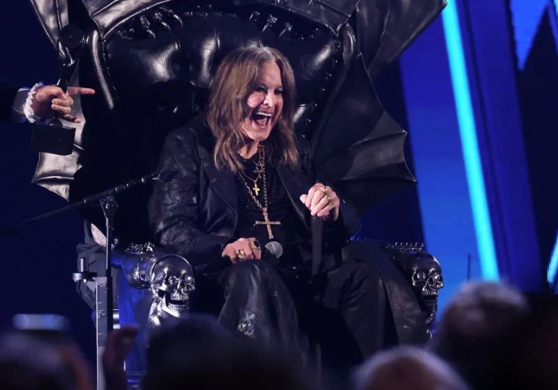 Ozzy Osbourne no Hall da Fama - Foto: Getty Images