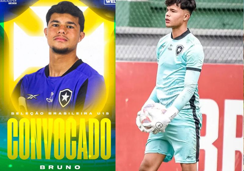 O goleiro Bruninho Samúdio, filho de Eiza Samúdio com o goleiro Bruno, foi convocado para a Seleção Brasileira Sub-15 e comemorou no Instagram. - Fotos: @bruninho_samudioofc