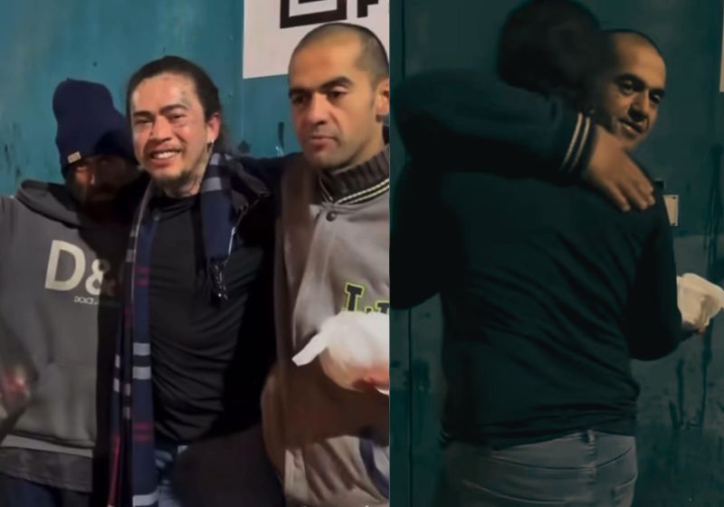 Whindersson distribui marmitas para pessoas com frio, em situação de rua; vídeo Whindersson Nunes auxiliou moradores de rua em Caxias do Sul (RS) após seu show. - Fotos: @whindersson/Facebook