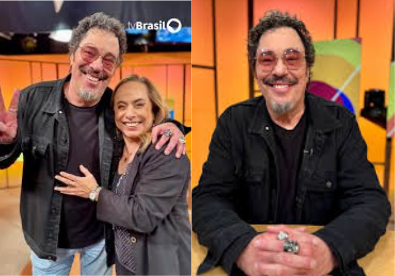 Casagrande fez um importante depoimento ao contar como se recuperou das drogas, no programa de Cissa Guimarães na TV Brasil. - Foto: TV Brasil