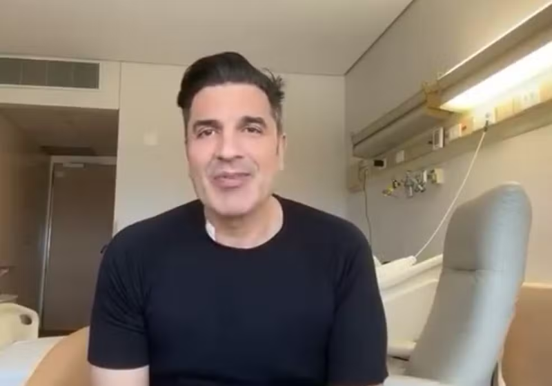 O apresentador Edu Guedes aliviou os fãs e falou da recuperação. - Foto: reprodução Instagram