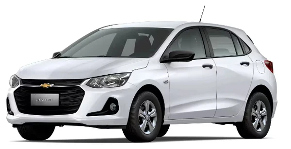 A versão de entrada do Onix é o primeiro modelo da lista com câmbio manual de 6 marchas - Foto: : Chevrolet/Divulgação 