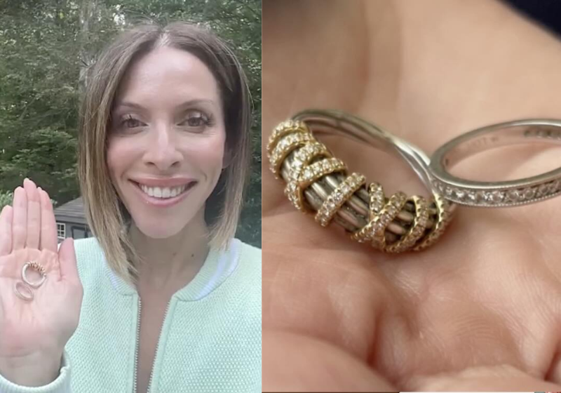Os estranhos encontraram os anéis de ouro perdidos na praia e conseguiram devolver aos donos, nos EUA. - Foto: GNN