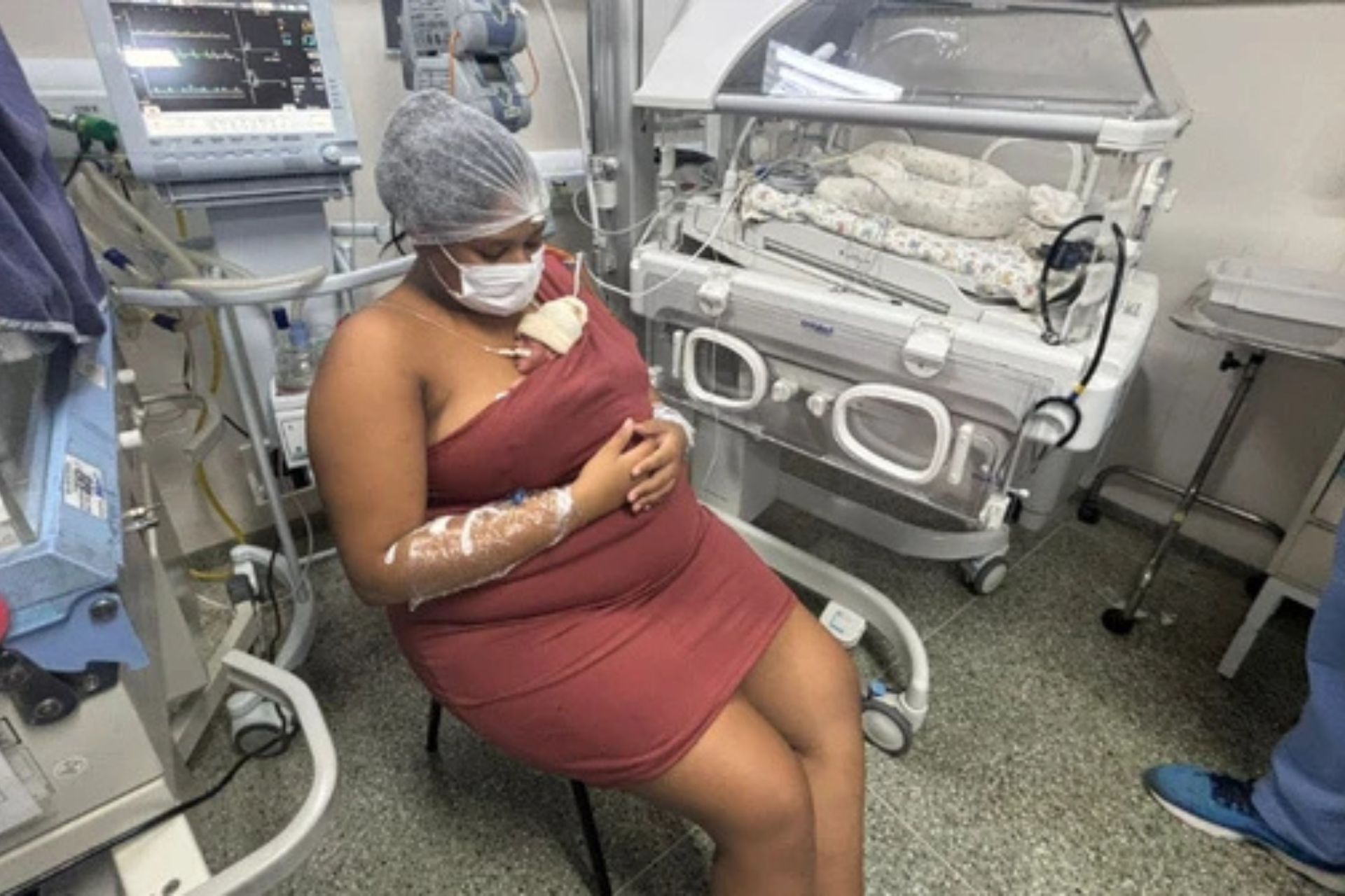 O hospital arrecada doações para a jovem que teve quadrigêmeos em Salvador. - Foto: SMS