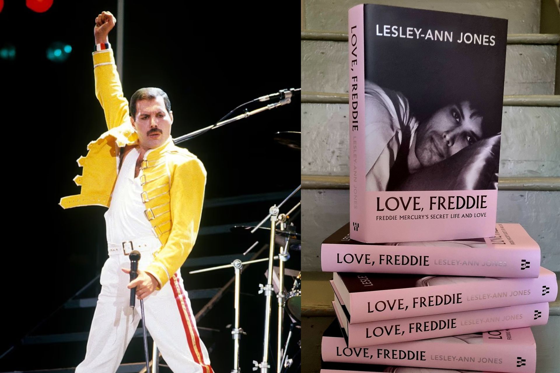 Um teste de DNA teria comprovado que a suposta filha secreta é realmente de Freddie Mercury. A autora da nova biografia confirmou o exame. Fotos: Getty Images/X