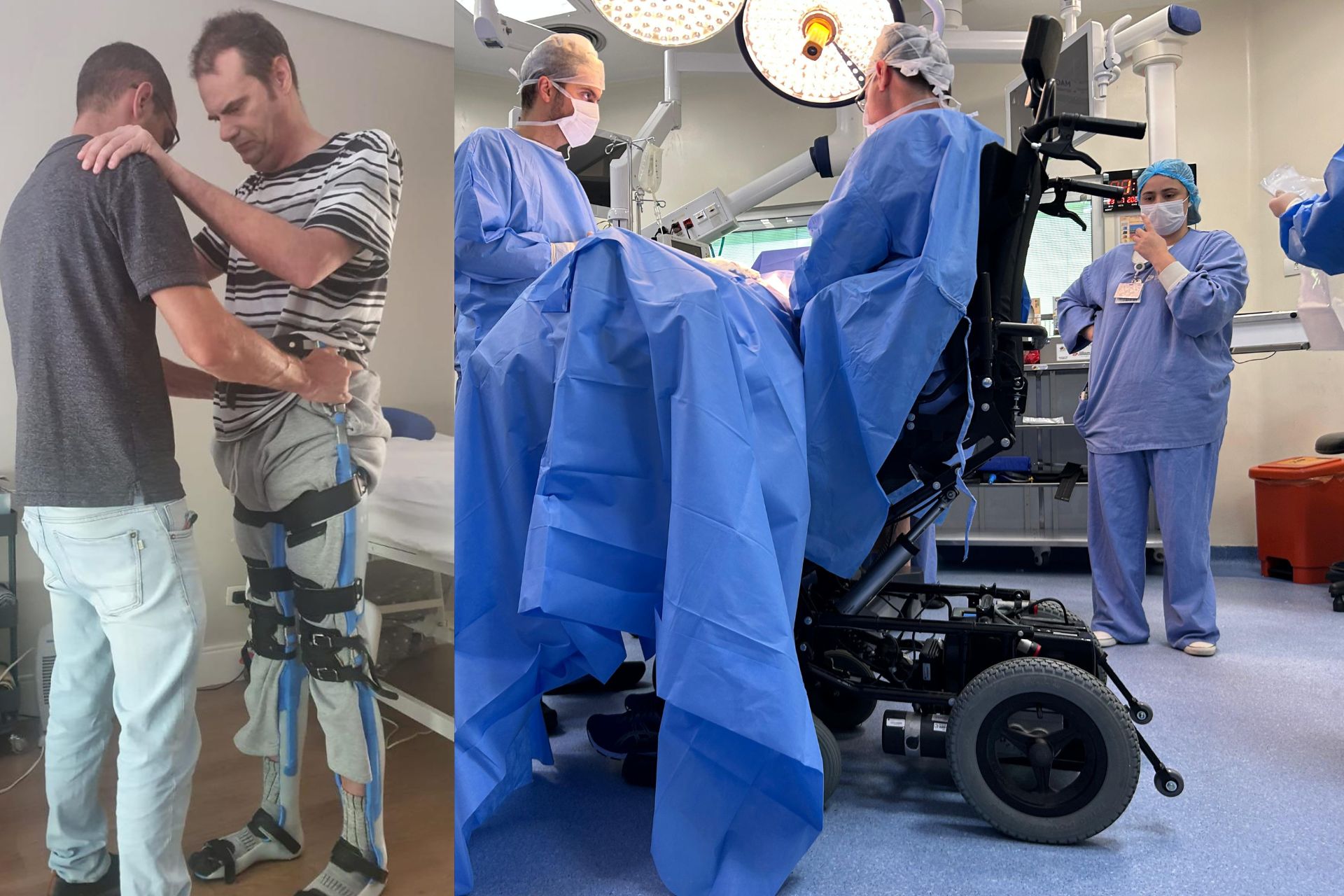 Cirurgião que se tornou paraplégico após acidente retorna às salas de cirurgia com cadeira adaptada financiada pelo hospital