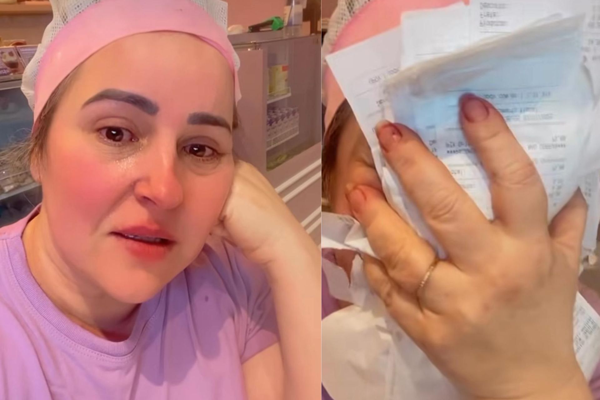 A dona da confeitaria, de Porto Alegre (RS), chora de alegria porque as vendas do morango do amor salvaram a loja dela. O vídeo bateu 1,3 milhão de visualizações - Foto: @deliciasdaprendars/ Instagram