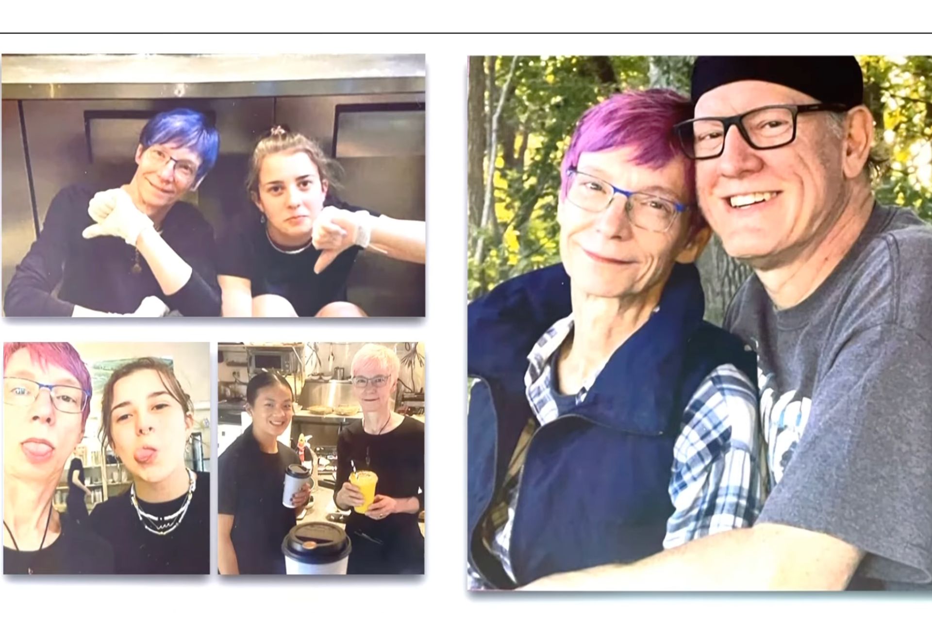 Carol, Chad e alguns adolescentes que ela ajudava na escola - Fotos: KareTV