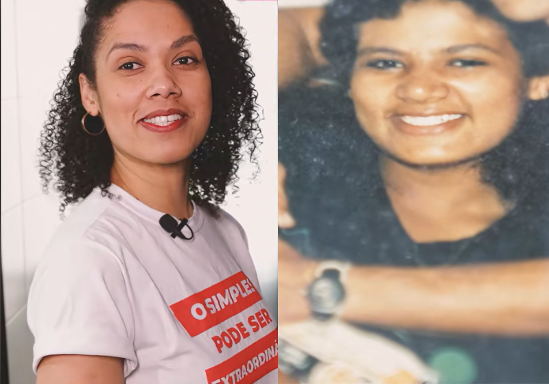 Emocionada, a filha realizou dois sonhos da mãe sem saber. - Foto: reprodução TikTok