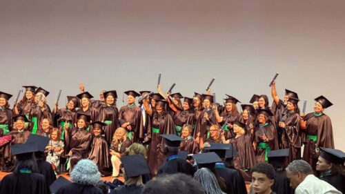 Valéria comemora a formatura - Foto: Correio Braziliense