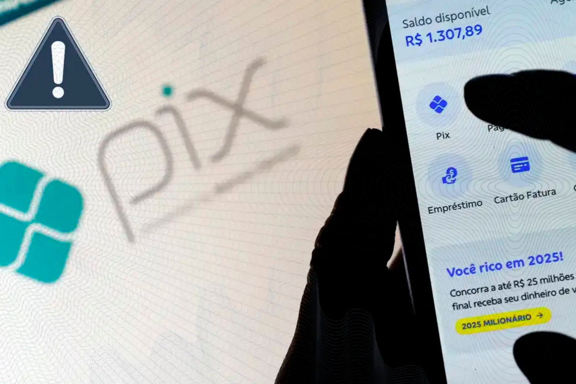 Golpes no Pix: a mudança do Banco Central para facilitar a devolução de valores entra em vigor em outubro. - Foto: arte/Agência Brasil