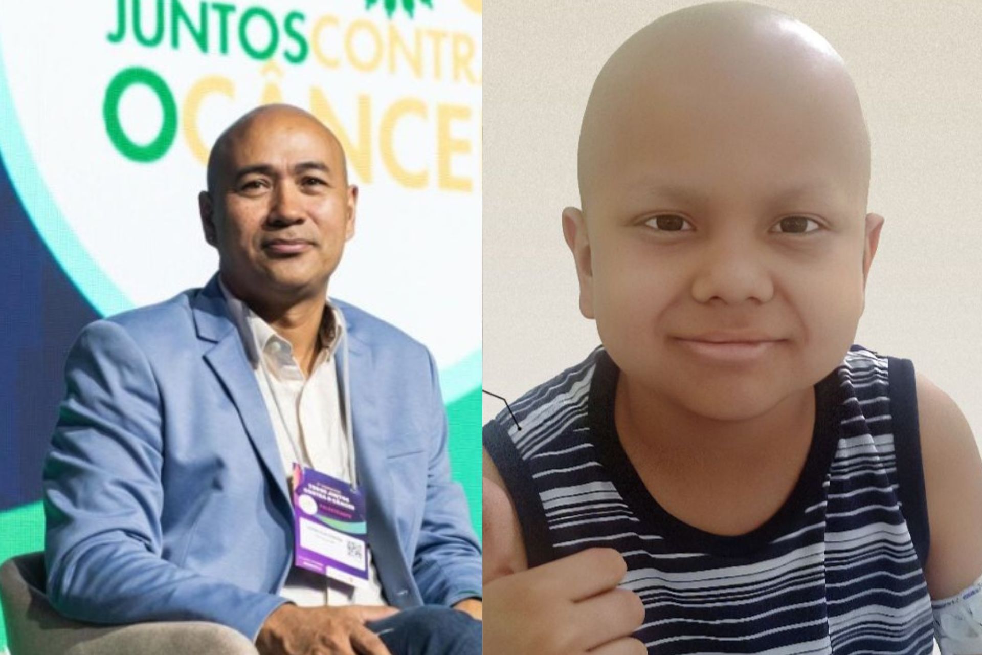 Agenilson Silva, o pai que perdeu filho com leucemia, já ajudou mais de 100 crianças com a doença, levando do Amapá para tratamento em São Paulo. - Fotos: TJCC/arquivo pessoal
