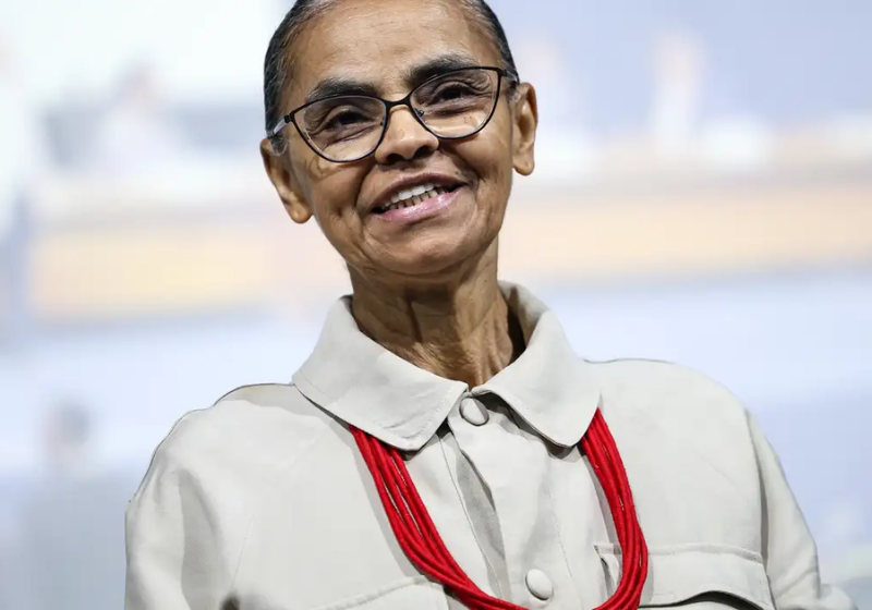 Segundo a Forbes, Marina Silva é uma das líderes de sustentabilidade de maior influência do mundo. - Foto: Marcelo Camargo/Agência Brasil