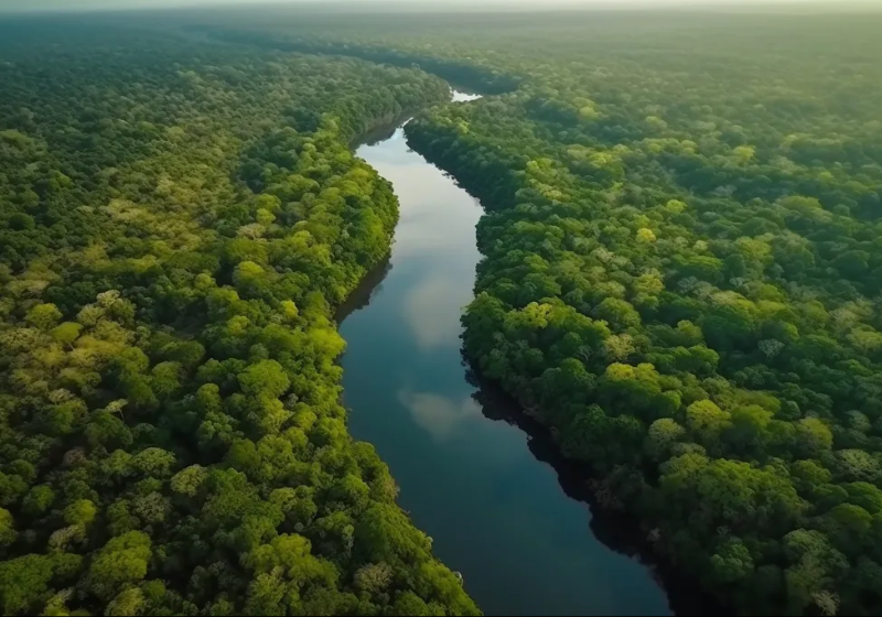 Pesquisadores descobriram que o Brasil tem a maior reserva de água do planeta. Ele foi batizado de SAGA, Sistema Aquífero Grande Amazônia. - Foto: reprodução