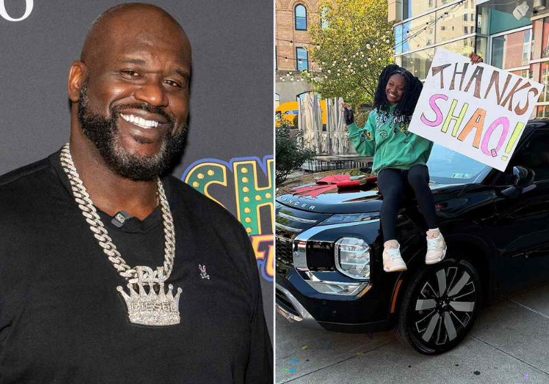 Shaquille O’Neal deu um carro novinho para a lutadora. Ela faltava os treinos por falta de transporte - Foto: reprodução People