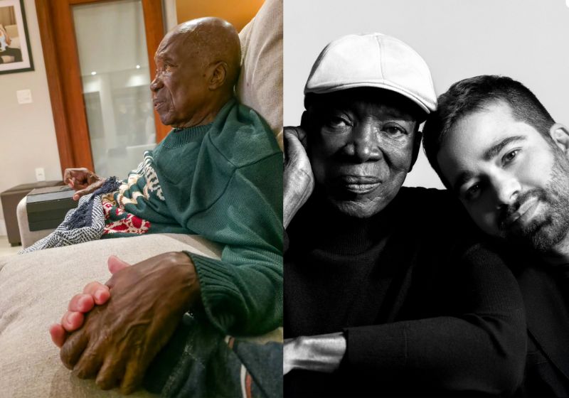 O filho, Augusto, contou que Milton Nascimento foi diagnosticado com Demência e eles receberam uma chuva de mensagens de carinho de amigos, artistas e fãs consternados com a notícia. - Fotos: reprodução/Instagram