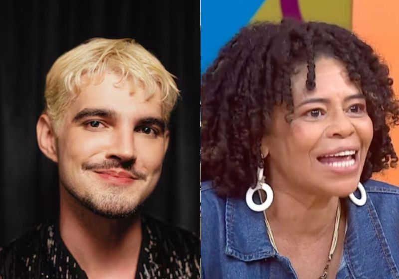 O cantor Jão viu a entrevista de Maria Solange no Sem Censura, da TV Brasil, e se ofereceu para pagar a faculdade de psicologia que ela foi aprovada. - Fotos: reprodução/TV Brasil/redes sociais